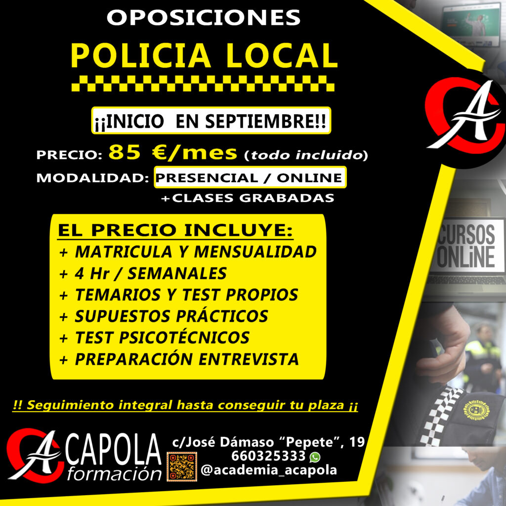 POLICIA LOCAL 21X21